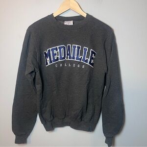 Medaille College Mavericks Crewneck Men’s XS Gray Champion EVO Sweatshirt